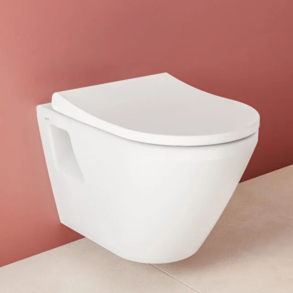 VitrA Integra D-Shaped Rimless Wall Hung Toilet Lifestyle 1